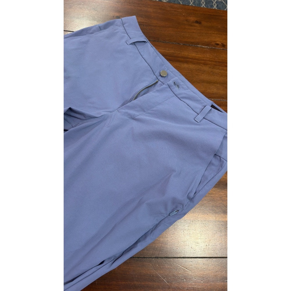 Lululemon Commission Slim-Fit Pant 33 Blue Grey Chino M5A18S - Picture 14 of 16